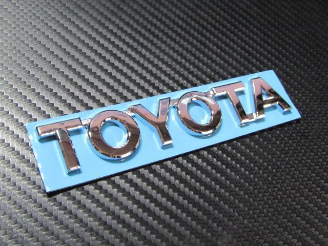 ●TOYOTA トヨタ ABS製 抜き文字タイプ クロームメッキ仕上 エンブレム! < 自動車/バイク ●TOYOTA トヨタ ABS製 抜き文字タイプ クロームメッキ仕上 エンブレム! < 自動車/バイク