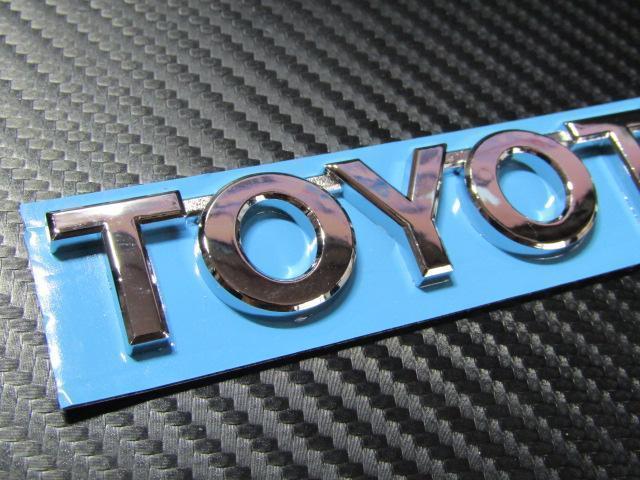 ●TOYOTA トヨタ ABS製 抜き文字タイプ クロームメッキ仕上 エンブレム! < 自動車/バイク ●TOYOTA トヨタ ABS製 抜き文字タイプ クロームメッキ仕上 エンブレム! < 自動車/バイク