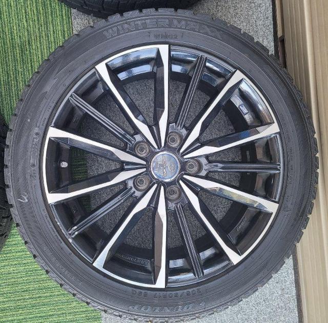 ENKEI SMACK 17インチ 7J +53 PCD114.3ダンロップ WINTER MAXX WM02 冬用4本セット < 自動車/バイク ENKEI SMACK 17インチ 7J +53 PCD114.3ダンロップ WINTER MAXX WM02 冬用4本セット < 自動車/バイク