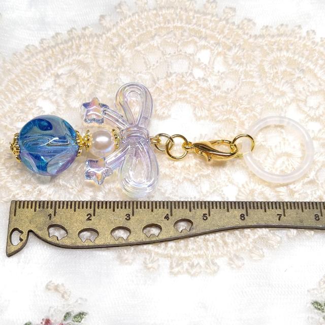 ハンドメイド☆目印チャーム☆水色ビーズ < 女性ファッション ハンドメイド☆目印チャーム☆水色ビーズ < 女性ファッションの