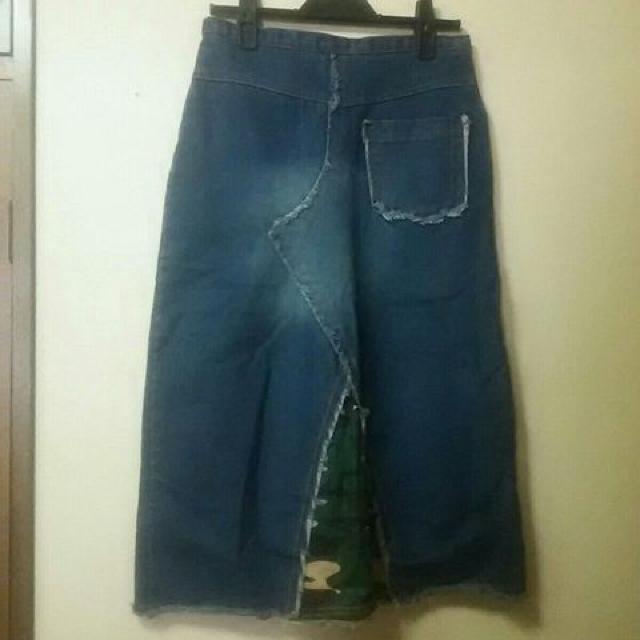 used美品★ユニオンジャックスパン付の膝下丈スカートM < 女性ファッション  used美品★ユニオンジャックスパン付の膝下丈スカートM < 女性ファッションの