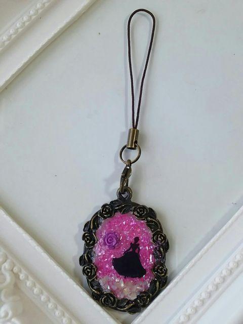 プリンセスとピンクのシェルと薔薇の空枠のストラップ  レジン < 女性ファッション  プリンセスとピンクのシェルと薔薇の空枠のストラップ  レジン < 女性ファッションの