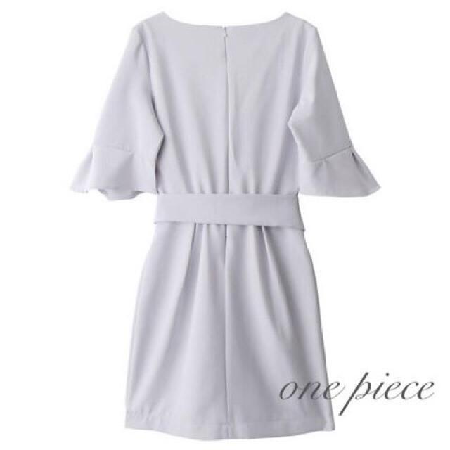 宮田聡子さん着用●SALE●ベルト付き!2weyフレアスリーブワンピース●グレージュブルー 水色 くすみブルー < 女性ファッション 宮田聡子さん着用●SALE●ベルト付き!2weyフレアスリーブワンピース●グレージュブルー 水色 くすみブルー < 女性ファッションの