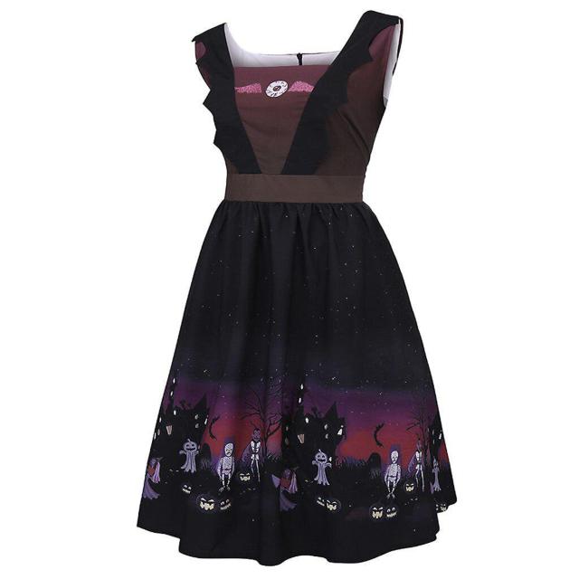 新品大きいサイズ3L(4L.5L) ハロウィンワンピース < 女性ファッション  新品大きいサイズ3L(4L.5L) ハロウィンワンピース < 女性ファッションの