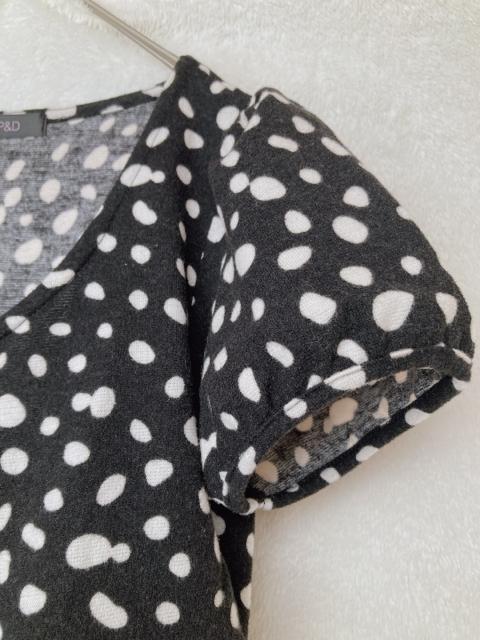 &by P&D ホルスタイン 水玉柄 半袖 チュニック ワンピース 38 N2m < ブランド &by P&D ホルスタイン 水玉柄 半袖 チュニック ワンピース 38 N2m < ブランドの