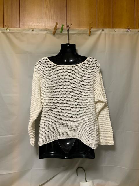 ◆綿100%「白のメッシュカットソー」Mサイズ < 女性ファッション  ◆綿100%「白のメッシュカットソー」Mサイズ < 女性ファッションの