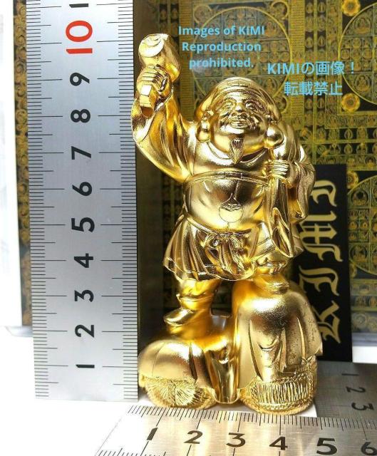 大黒天 合金製 B 高さ約9.5cm 名仏師 牧田秀雲 原型 仏像 置物 美術 < インテリア/ライフ  大黒天 合金製 B 高さ約9.5cm 名仏師 牧田秀雲 原型 仏像 置物 美術 < インテリア/ライフの