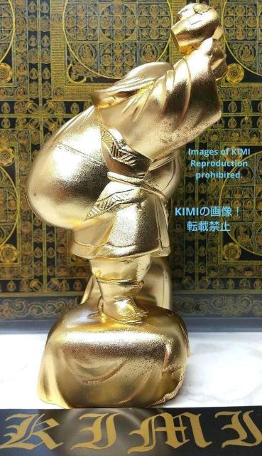 大黒天 合金製 B 高さ約9.5cm 名仏師 牧田秀雲 原型 仏像 置物 美術 < インテリア/ライフ  大黒天 合金製 B 高さ約9.5cm 名仏師 牧田秀雲 原型 仏像 置物 美術 < インテリア/ライフの
