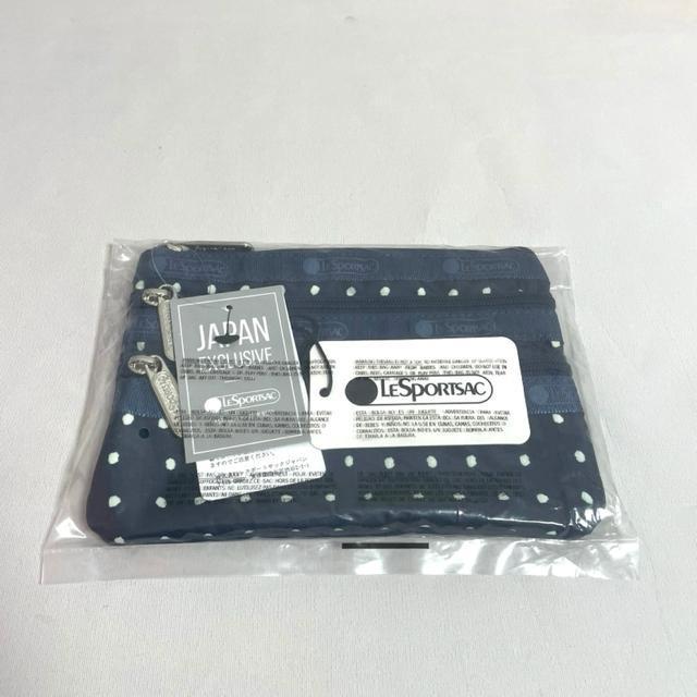 ★新品未使用★LeSportsac レスポートサック タイニードット ネイビー 3つ収納 ポーチ 7158 送料無料 < 女性ファッション  ★新品未使用★LeSportsac レスポートサック タイニードット ネイビー 3つ収納 ポーチ 7158 送料無料 < 女性ファッションの