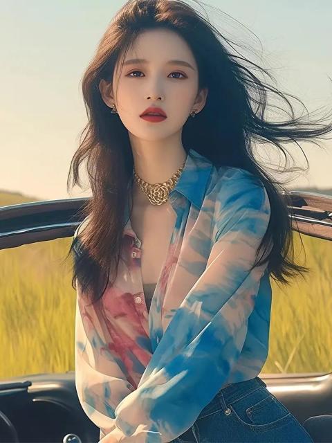 爆ヤス価格1890円★ユニークなフレンチデザインと魅惑のブルーオンブレスタイルのエレガントブラウス 日本サイズL < 女性ファッション 爆ヤス価格1890円★ユニークなフレンチデザインと魅惑のブルーオンブレスタイルのエレガントブラウス 日本サイズL < 女性ファッションの