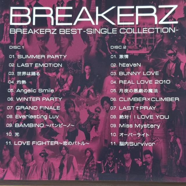 �yBREAKERZ�zBREAKERZ BEST -SINGLE �� CD/DVD/�r�f�I�� 