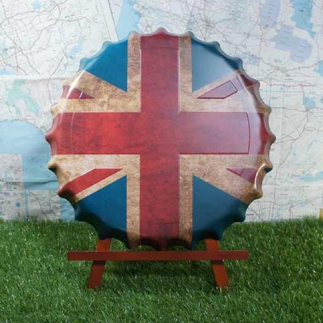新品【ブリキ看板】Union Jack/ユニオンジャック クラウンキャップ型 < ホビー  新品【ブリキ看板】Union Jack/ユニオンジャック クラウンキャップ型  < ホビーの