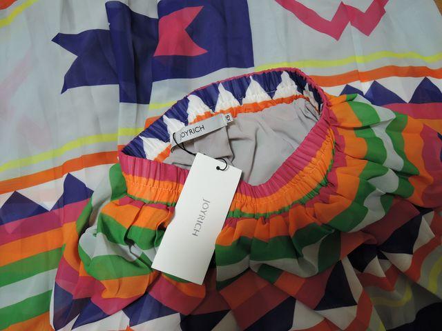 新品ジョイリッチJOYRICHネイティブ系柄ロングスカートXS < ブランド 新品ジョイリッチJOYRICHネイティブ系柄ロングスカートXS < ブランドの