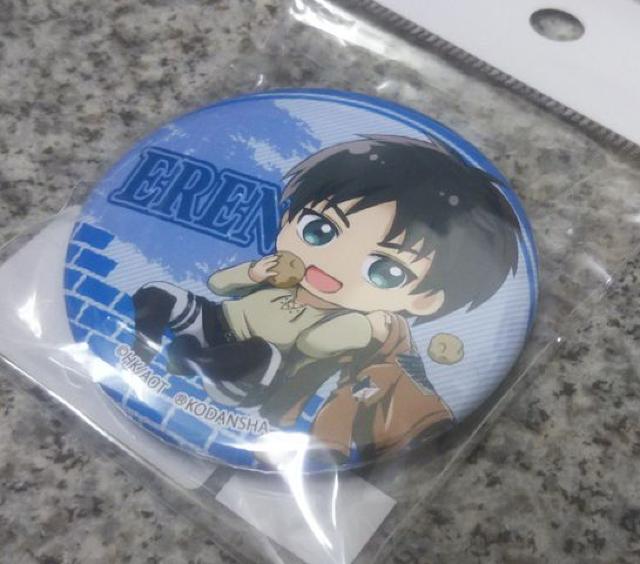 送料無料!進撃の巨人 ぷかっしゅ 缶バッジ エレン 芋 < アニメ/コミック/キャラクター  送料無料!進撃の巨人 ぷかっしゅ 缶バッジ エレン 芋 < アニメ/コミック/キャラクターの