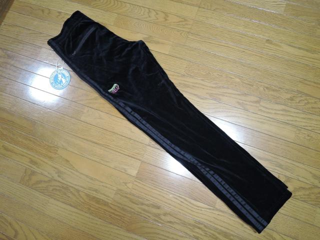 新品 T.NOGUCHI × HYSTERIC GLAMOUR トラックパンツ M 黒 ベロア生地 ジャージ 野口強 < ブランド  新品 T.NOGUCHI × HYSTERIC GLAMOUR トラックパンツ M 黒 ベロア生地 ジャージ 野口強 < ブランドの
