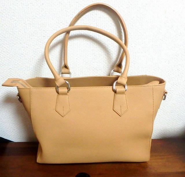 ◆ハンドバッグ ライトブラウン  中古品 < 女性ファッション  ◆ハンドバッグ ライトブラウン  中古品 < 女性ファッションの