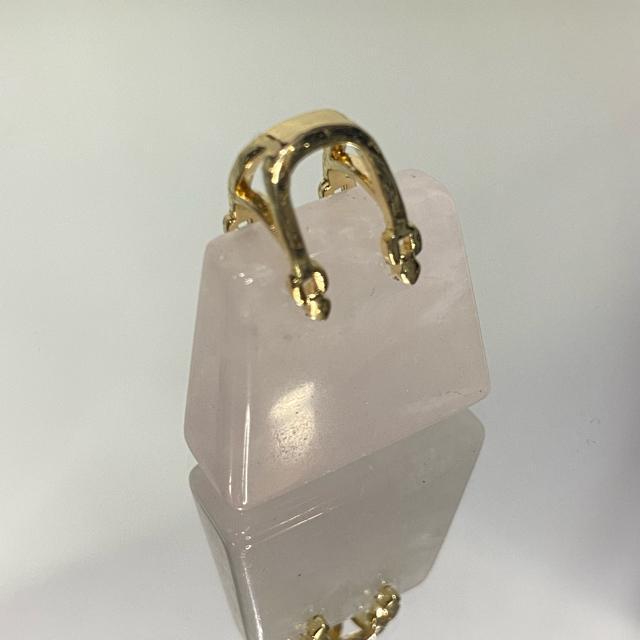《necklace》天然石ローズクォーツ 鞄型ネックレス < 女性アクセサリー/時計  《necklace》天然石ローズクォーツ 鞄型ネックレス  < 女性アクセサリー/時計の