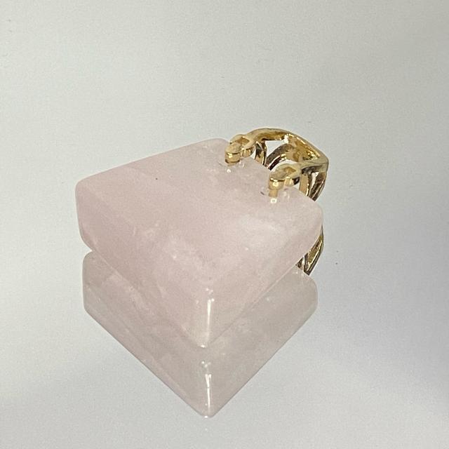 《necklace》天然石ローズクォーツ 鞄型ネックレス < 女性アクセサリー/時計  《necklace》天然石ローズクォーツ 鞄型ネックレス < 女性アクセサリー/時計の