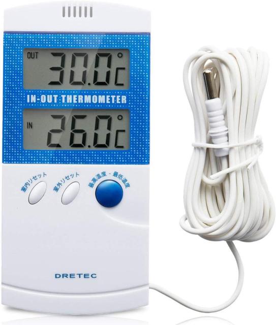 dretec(ドリテック) 温度計 室内 室外 O-209BL(ブルー) < ペット/手芸/園芸  dretec(ドリテック) 温度計 室内 室外 O-209BL(ブルー)  < ペット/手芸/園芸の
