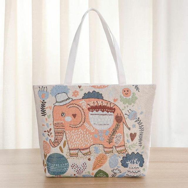 バッグ 鞄 トートバッグ キャンバスバッグ バッグ ショッピングバッグ 芸術 象 < 女性ファッション  バッグ 鞄 トートバッグ キャンバスバッグ バッグ ショッピングバッグ 芸術 象  < 女性ファッションの