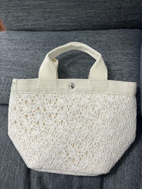 新品未使用 タグ無し レース ミニバッグ アイボリー < 女性ファッション  新品未使用 タグ無し レース ミニバッグ アイボリー  < 女性ファッションの