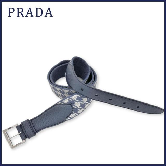 新品プラダPRADAメンズ キャンバスベルト 千鳥格子フ < ブランド 新品プラダPRADAメンズ キャンバスベルト 千鳥格子フ < ブランドの