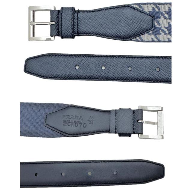 新品プラダPRADAメンズ キャンバスベルト 千鳥格子フ < ブランド 新品プラダPRADAメンズ キャンバスベルト 千鳥格子フ < ブランドの