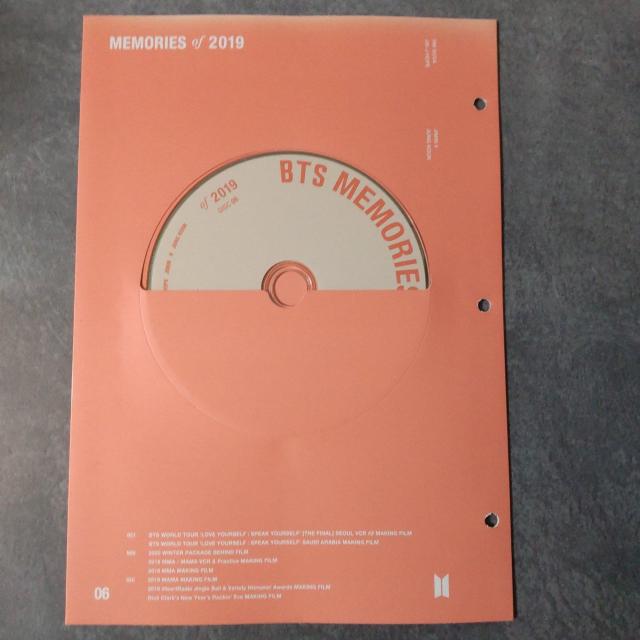 【韓国盤】『BTS Memories of 2019』のDVD6枚SET【訳あり < タレントグッズ  【韓国盤】『BTS Memories of 2019』のDVD6枚SET【訳あり < タレントグッズの