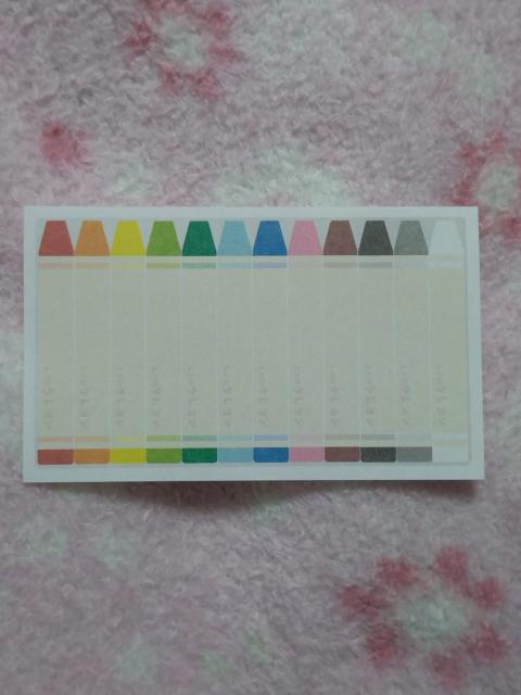 ☆ ミニメモ ☆ レトロクレヨン 10枚+?α?  < インテリア/ライフ  ☆ ミニメモ ☆ レトロクレヨン 10枚+?α?   < インテリア/ライフの