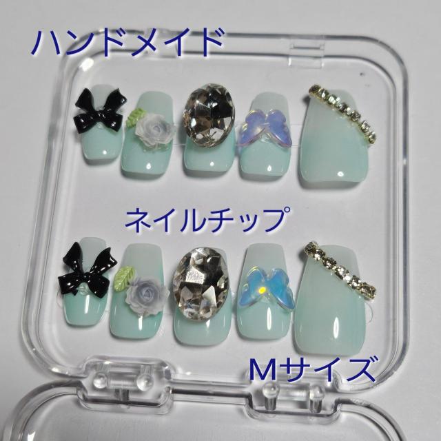 ハンドメイド ネイルチップ Mサイズ < 香水/コスメ/ネイル  ハンドメイド ネイルチップ Mサイズ  < 香水/コスメ/ネイルの
