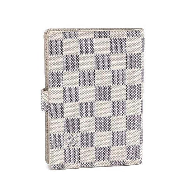 ◆ 本物 新品同様 ◆ LV ルイヴィトン ダミエアズール 手帳カバーPM アジェンダ 6穴 ダミエ 白 保存袋 箱 R20706 < ブランド  ◆ 本物 新品同様 ◆ LV ルイヴィトン ダミエアズール 手帳カバーPM アジェンダ 6穴 ダミエ 白 保存袋 箱 R20706 < ブランドの