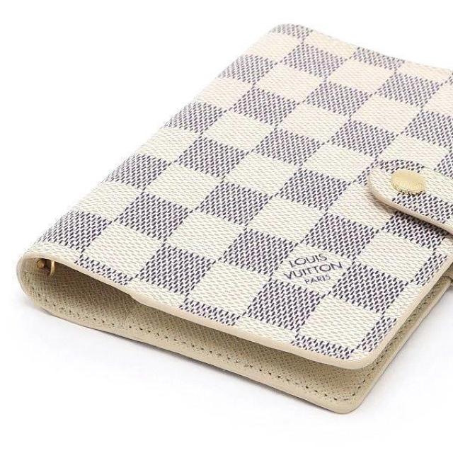 ◆ 本物 新品同様 ◆ LV ルイヴィトン ダミエアズール 手帳カバーPM アジェンダ 6穴 ダミエ 白 保存袋 箱 R20706 < ブランド  ◆ 本物 新品同様 ◆ LV ルイヴィトン ダミエアズール 手帳カバーPM アジェンダ 6穴 ダミエ 白 保存袋 箱 R20706 < ブランドの