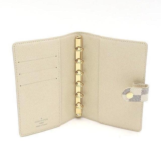 ◆ 本物 新品同様 ◆ LV ルイヴィトン ダミエアズール 手帳カバーPM アジェンダ 6穴 ダミエ 白 保存袋 箱 R20706 < ブランド  ◆ 本物 新品同様 ◆ LV ルイヴィトン ダミエアズール 手帳カバーPM アジェンダ 6穴 ダミエ 白 保存袋 箱 R20706 < ブランドの