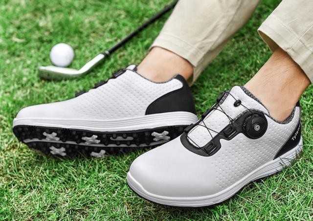 メンズ ゴルフシューズ スパイクレス ダイヤル式 ホワイト 26cm 26.5cm < レジャー/スポーツ メンズ ゴルフシューズ スパイクレス ダイヤル式 ホワイト 26cm 26.5cm < レジャー/スポーツの