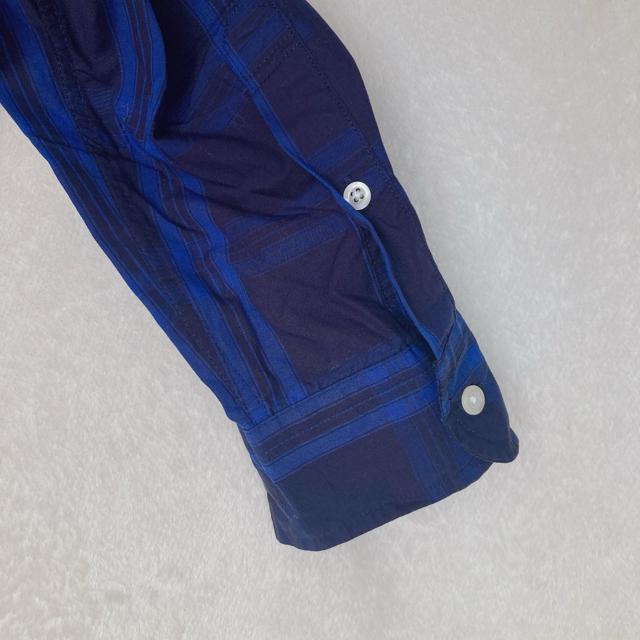 GU ジーユー チェック柄 長袖 シャツ ブラウス XL 青 推しカラー N2m < ブランド GU ジーユー チェック柄 長袖 シャツ ブラウス XL 青 推しカラー N2m < ブランドの