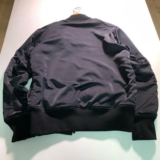 ONE gravity MA-1 フライトジャケット 日本製 ブルゾン 黒 Lサイズ リバーシブル ボンバージャケット < 男性ファッション  ONE gravity MA-1 フライトジャケット 日本製 ブルゾン 黒 Lサイズ リバーシブル ボンバージャケット < 男性ファッションの