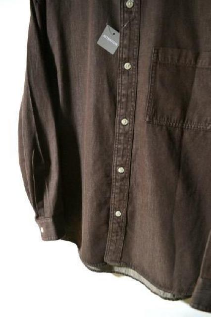 新品 GU ジーユー デニムオーバーサイズシャツ 長袖 ダークブラウン M メンズ デニムシャツ アメカジ アウトドア 未使用 < ブランド 新品 GU ジーユー デニムオーバーサイズシャツ 長袖 ダークブラウン M メンズ デニムシャツ アメカジ アウトドア 未使用 < ブランドの