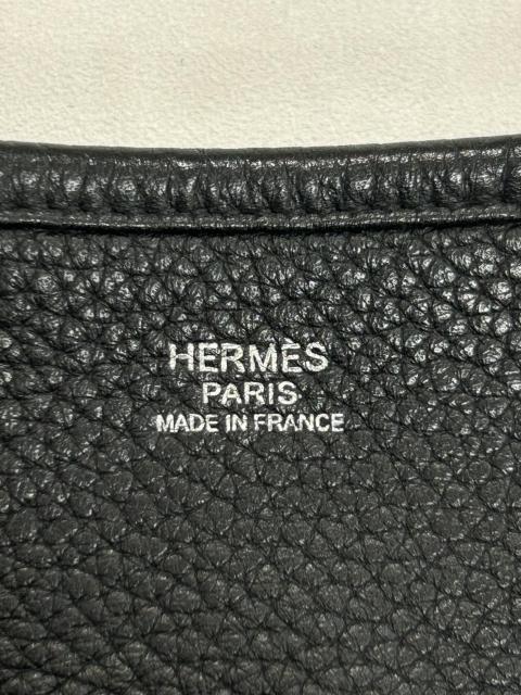 HERMES エルメス エブリン GM シルバー金具 黒 ブラックショルダーバッグ P刻印 極美品 < ブランド HERMES エルメス エブリン GM シルバー金具 黒 ブラックショルダーバッグ P刻印 極美品 < ブランドの