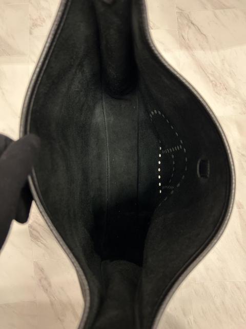 HERMES エルメス エブリン GM シルバー金具 黒 ブラックショルダーバッグ P刻印 極美品 < ブランド HERMES エルメス エブリン GM シルバー金具 黒 ブラックショルダーバッグ P刻印 極美品 < ブランドの