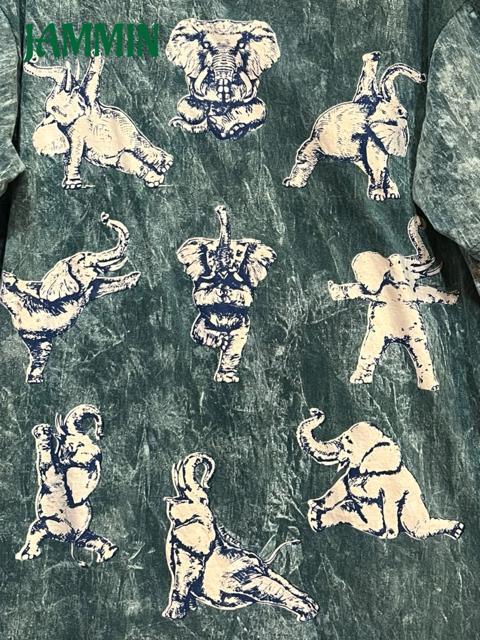 象さんヨガTシャツ エスニック ヨガ アジアン ヒッピー サイケ < 男性ファッション 象さんヨガTシャツ エスニック ヨガ アジアン ヒッピー サイケ < 男性ファッションの