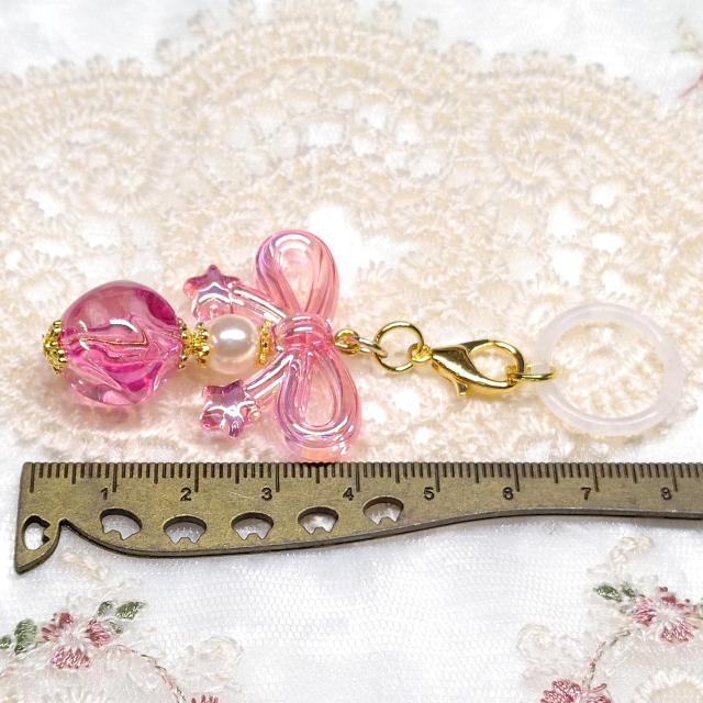 ハンドメイド☆目印チャーム☆ピンクビーズ < 女性ファッション ハンドメイド☆目印チャーム☆ピンクビーズ < 女性ファッションの