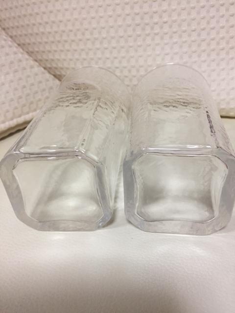 990.未使用☆底面四角グラス☆2個組 < インテリア/ライフ  990.未使用☆底面四角グラス☆2個組 < インテリア/ライフの