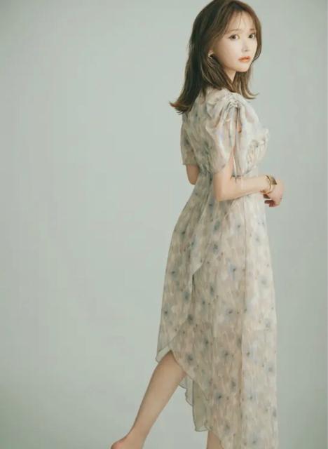 Crayme, Watercolor Tulips Dress < 女性ファッション  Crayme, Watercolor Tulips Dress  < 女性ファッションの
