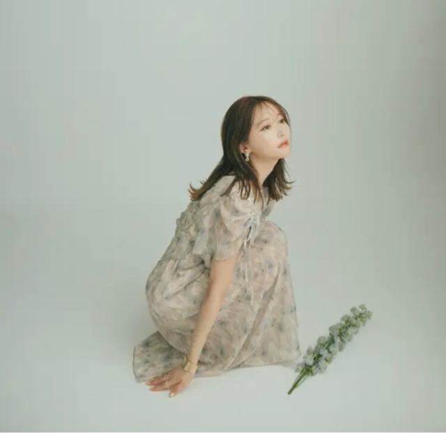 Crayme, Watercolor Tulips Dress < 女性ファッション  Crayme, Watercolor Tulips Dress < 女性ファッションの