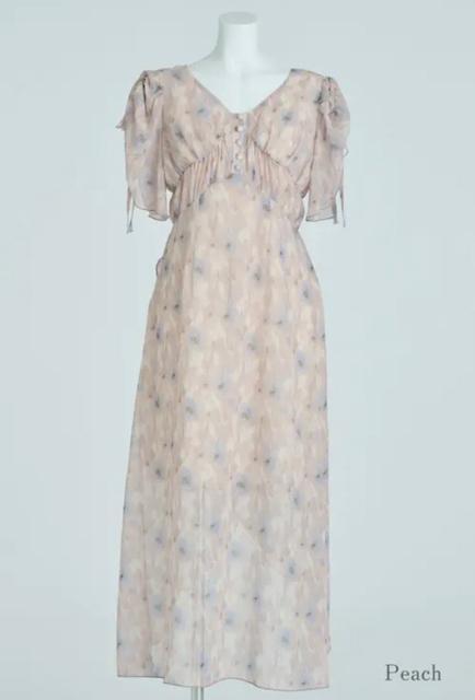 Crayme, Watercolor Tulips Dress < 女性ファッション  Crayme, Watercolor Tulips Dress < 女性ファッションの