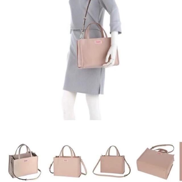 ◆kate spade/ケイトスペード◆新品!ナイロンミディアムサッチェル★ピンクベージュ < ブランド  ◆kate spade/ケイトスペード◆新品!ナイロンミディアムサッチェル★ピンクベージュ < ブランドの
