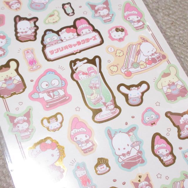 未開封☆サンリオキャラクターズ*ステッカーシール(喫茶) < インテリア/ライフ  未開封☆サンリオキャラクターズ*ステッカーシール(喫茶) < インテリア/ライフの