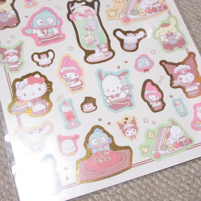 未開封☆サンリオキャラクターズ*ステッカーシール(喫茶) < インテリア/ライフ  未開封☆サンリオキャラクターズ*ステッカーシール(喫茶) < インテリア/ライフの