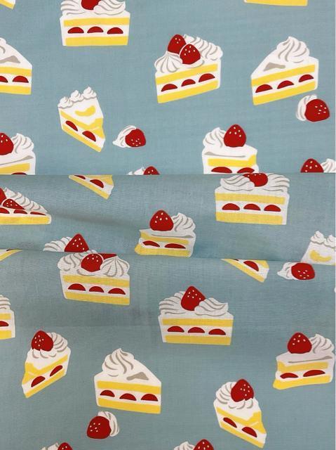 手ぬぐい【いちごショートケーキ】岡生地 34×90cm 汗取り 日除け 可愛い スイーツ 剣道女子 爽やか 新品未使用 日本製 < インテリア/ライフ  手ぬぐい【いちごショートケーキ】岡生地 34×90cm 汗取り 日除け 可愛い スイーツ 剣道女子 爽やか 新品未使用 日本製 < インテリア/ライフの
