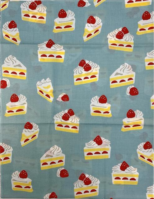 手ぬぐい【いちごショートケーキ】岡生地 34×90cm 汗取り 日除け 可愛い スイーツ 剣道女子 爽やか 新品未使用 日本製 < インテリア/ライフ  手ぬぐい【いちごショートケーキ】岡生地 34×90cm 汗取り 日除け 可愛い スイーツ 剣道女子 爽やか 新品未使用 日本製 < インテリア/ライフの